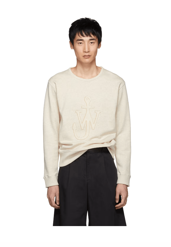 JW Anderson Beige Logo Sweatshirt Size US XS / EU 42 / 0 - 1 Thumbnail