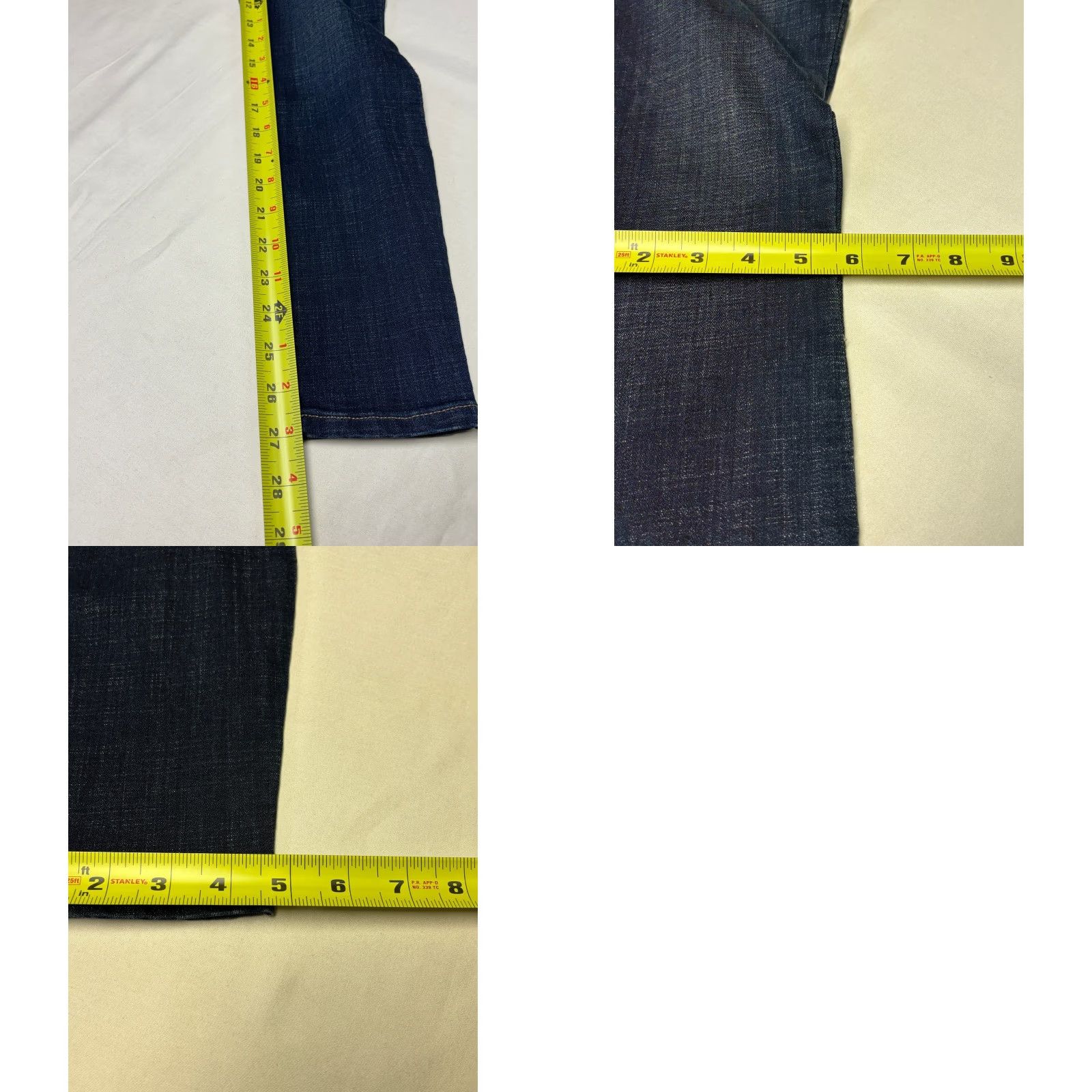 Lucky Brand Lucky Brand Ava Mid Rise Skinny Jeans Dark Wash Womens 00/24 L27 Jeans Beige? (Note: final text removed; please replace with final). Size 42" / US 20 - 10 Thumbnail