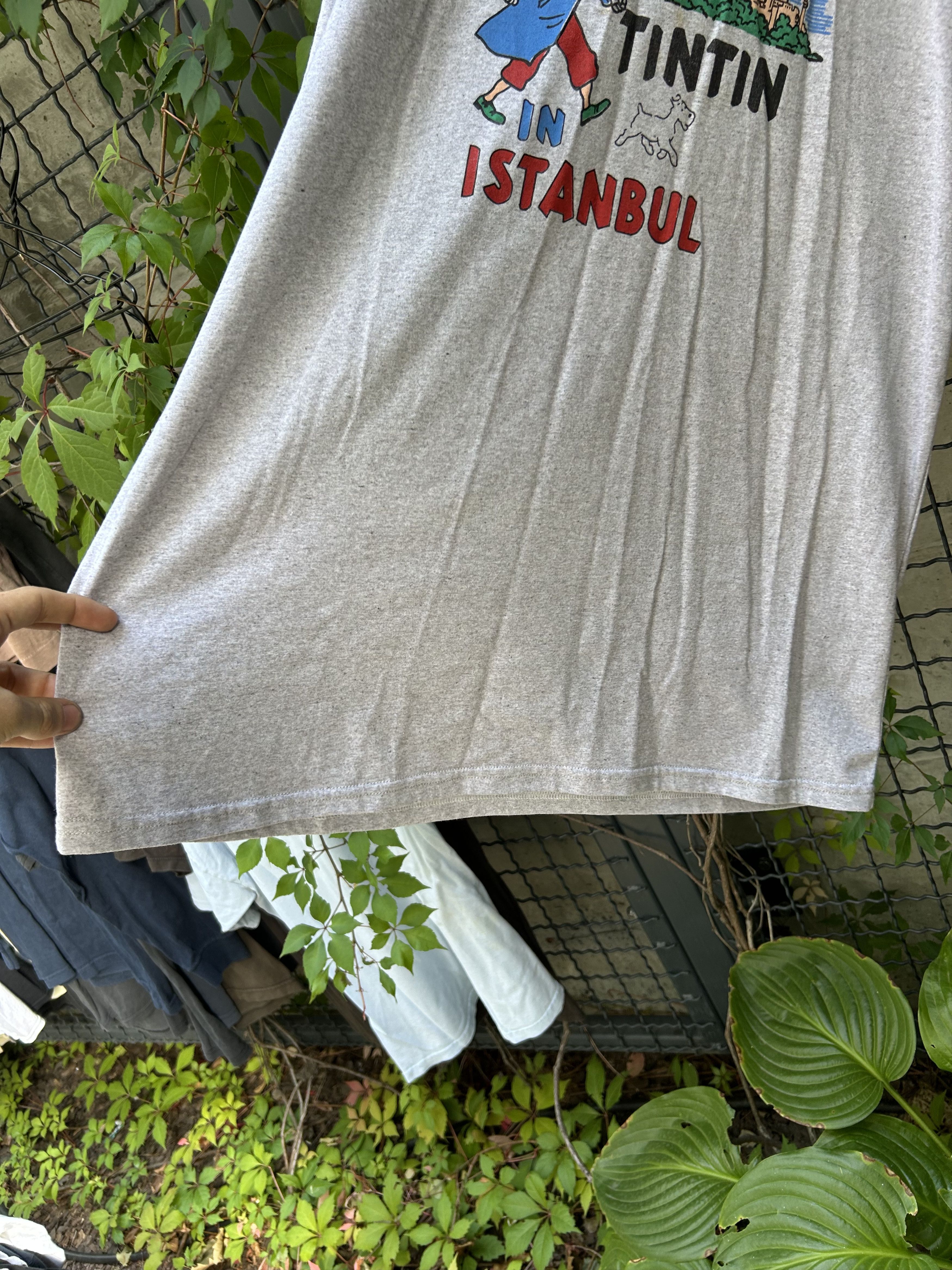 Cartoon Network Vintage 90s Tintin in Istanbul Comics Cartoon T-shirt Size US XXL / EU 58 / 5 - 7 Thumbnail