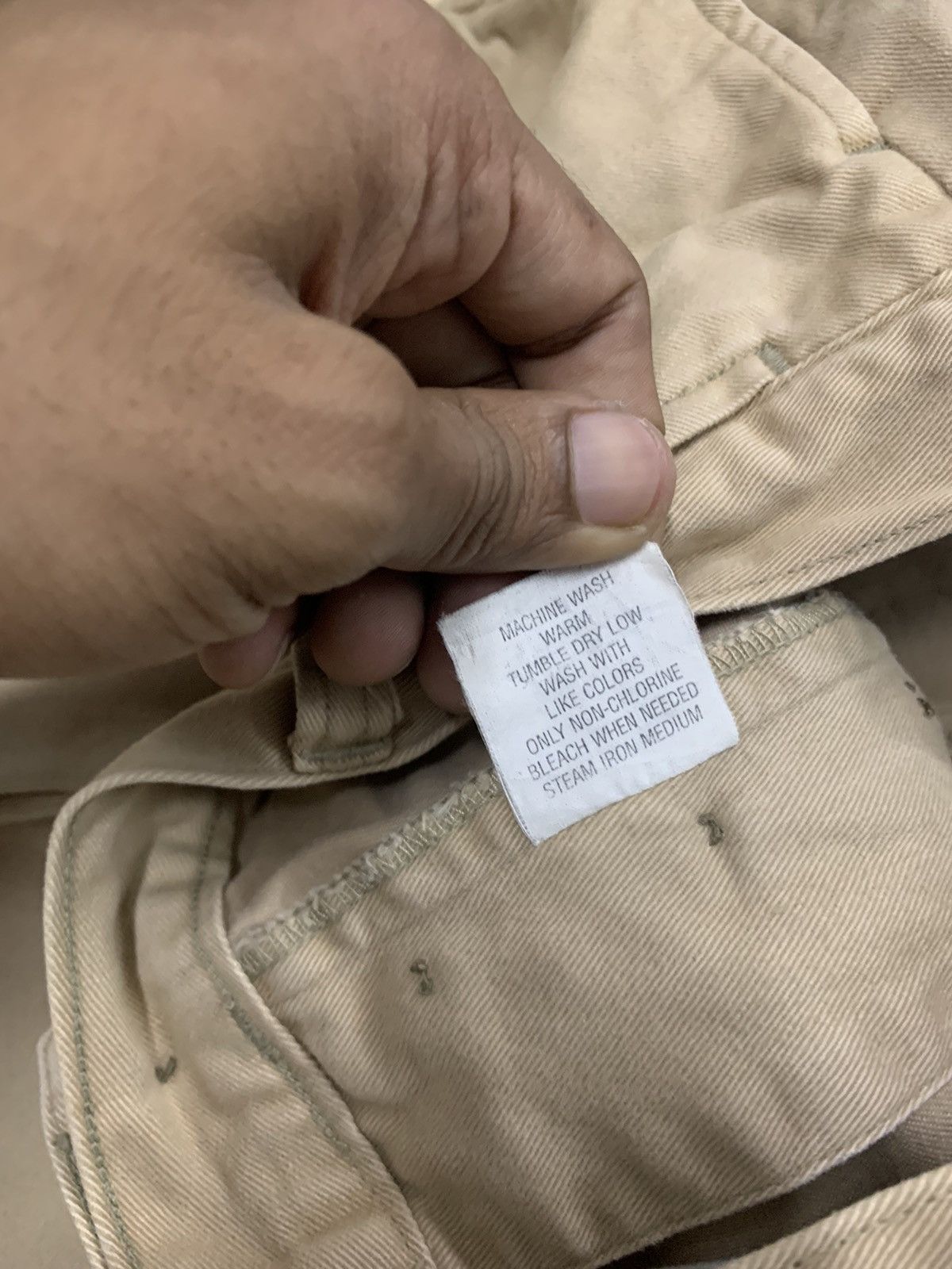 RRL Ralph Lauren × Vintage 90s RRL BY POLO RALPH LAUREN CHINO BAGGY PANT Size US 30 / EU 46 - 6 Thumbnail
