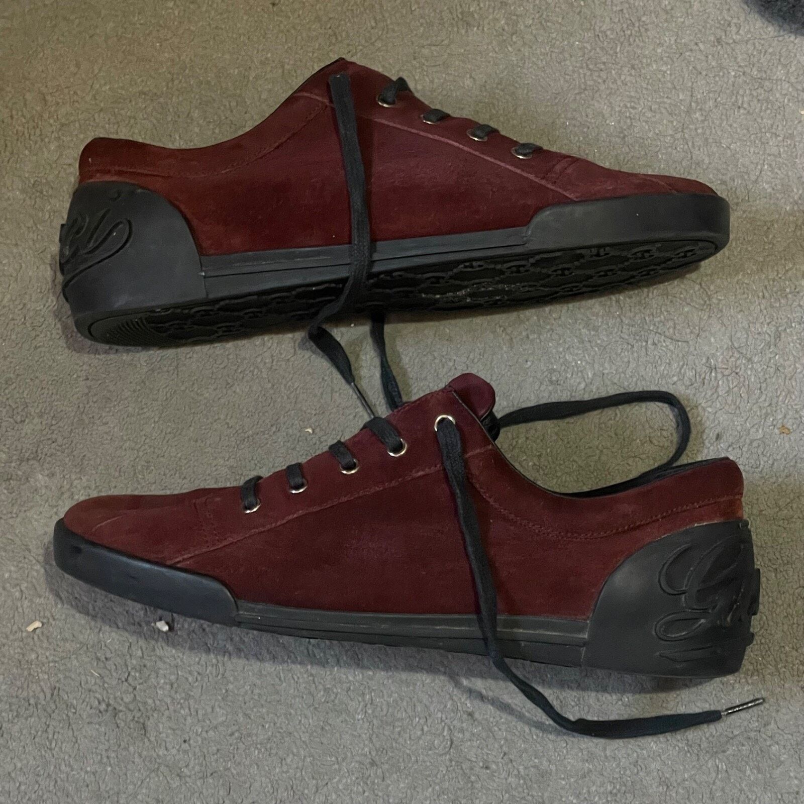 Gucci Gucci Sneakers Low-Top Trainers logo shoes suede leather Size US 7.5 / EU 40-41 - 2 Thumbnail
