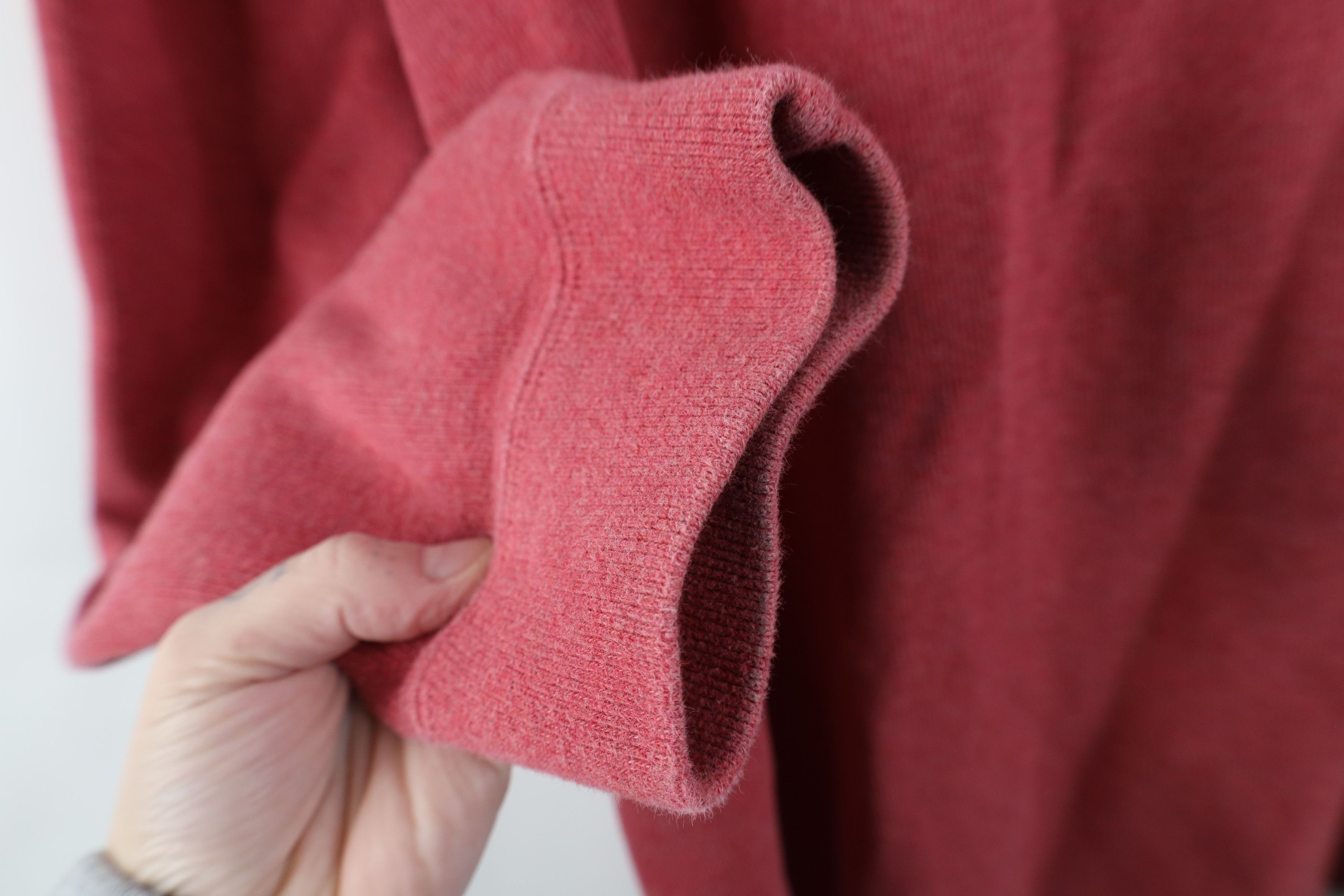 Polo Ralph Lauren Vintage 90s Ralph Lauren Ribbed Knit 1/4 Zip Sweater Red Size US XXL / EU 58 / 5 - 9 Thumbnail