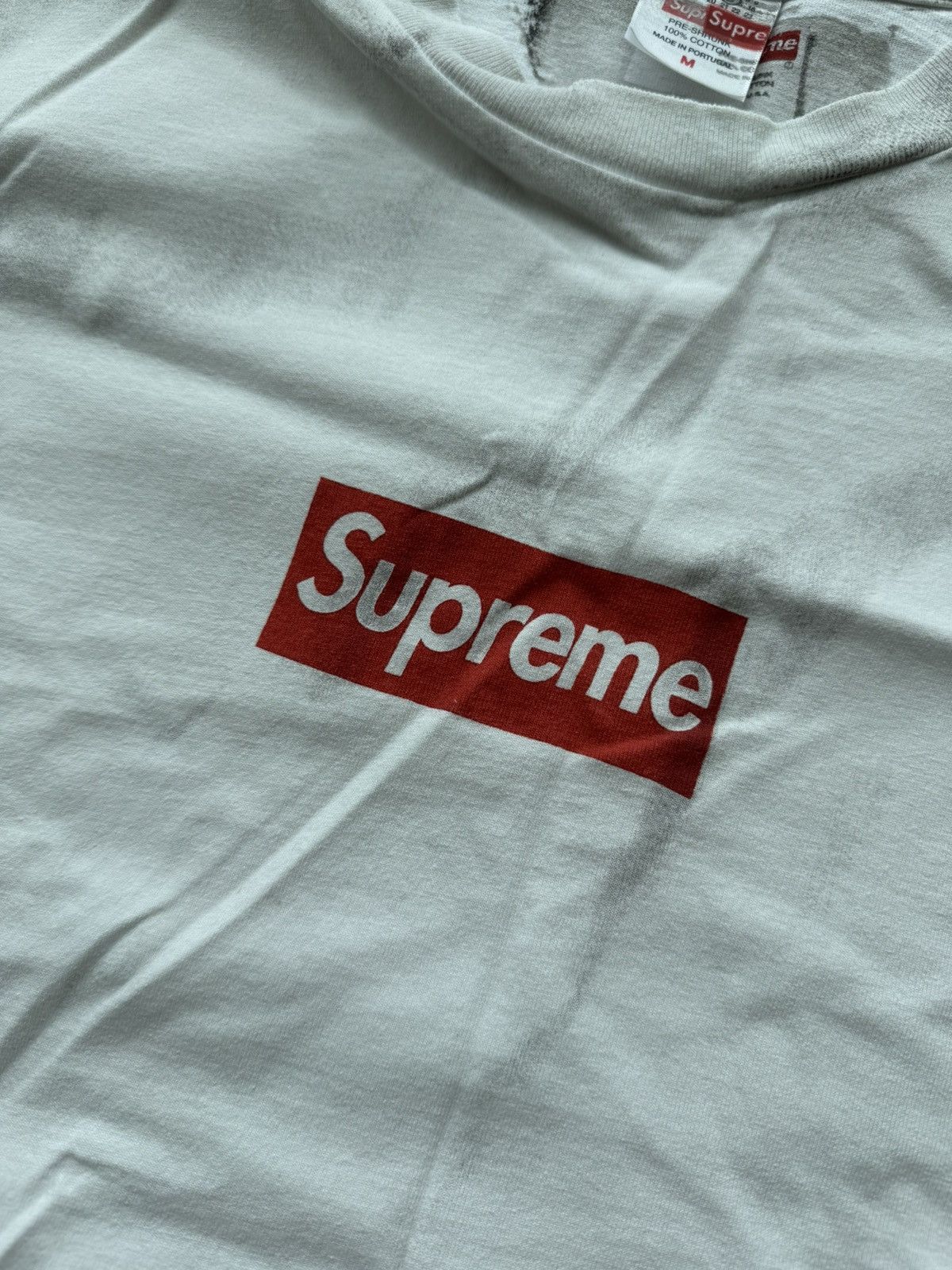 トップス Supreme MM6 MaisonMargiela BoxLogo White Supreme MM6 Maison Margiela Box Logo Zip Up Hooded Sweatshirt