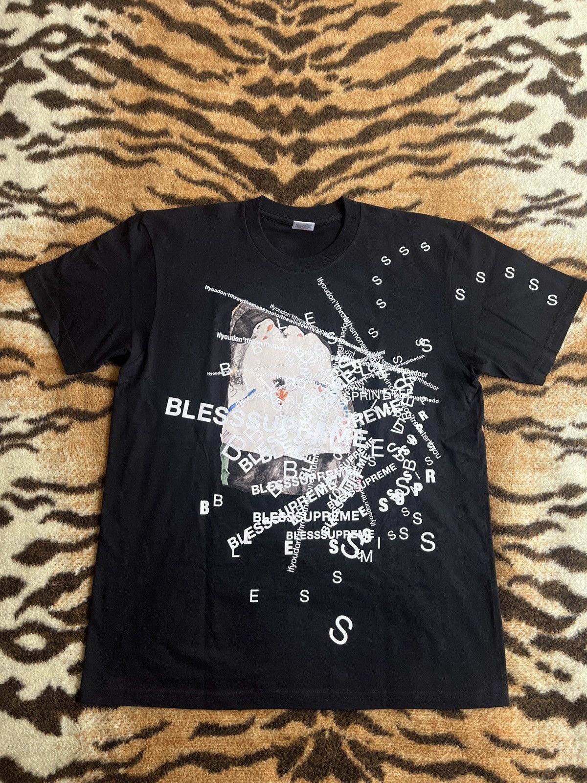 Supreme Supreme Bless Observed In A Dream Tee Black | Grailed