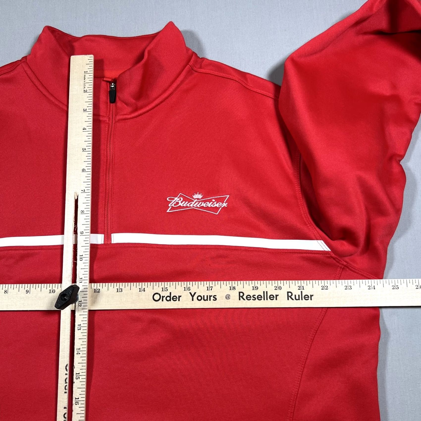 Nike Nike Golf Therma-FIT 1/4 Zip Pullover Jacket Men L Red Budweiser Logo Size US L / EU 52-54 / 3 - 5 Thumbnail