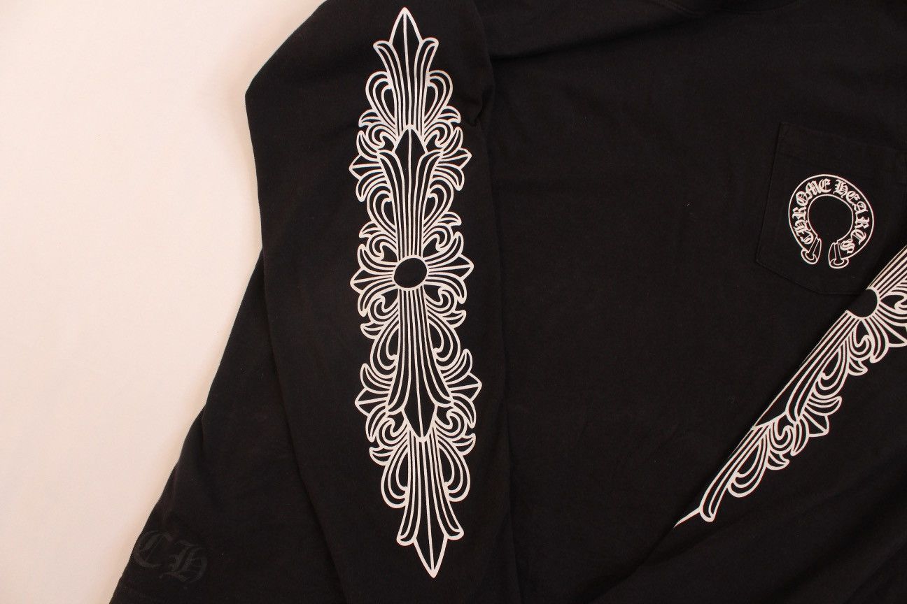 Chrome Hearts Chrome Hearts Horseshoe Pocket Long Sleeve Size US XL / EU 56 / 4 - 3 Thumbnail