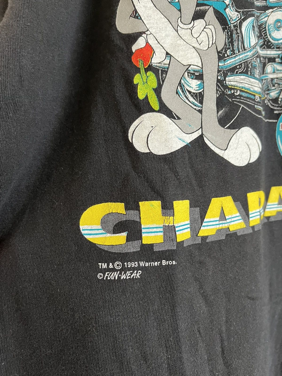Harley Davidson Harley Davidson 1993 Looney Tunes Vintage Classic Shirt Size US L / EU 52-54 / 3 - 3 Thumbnail