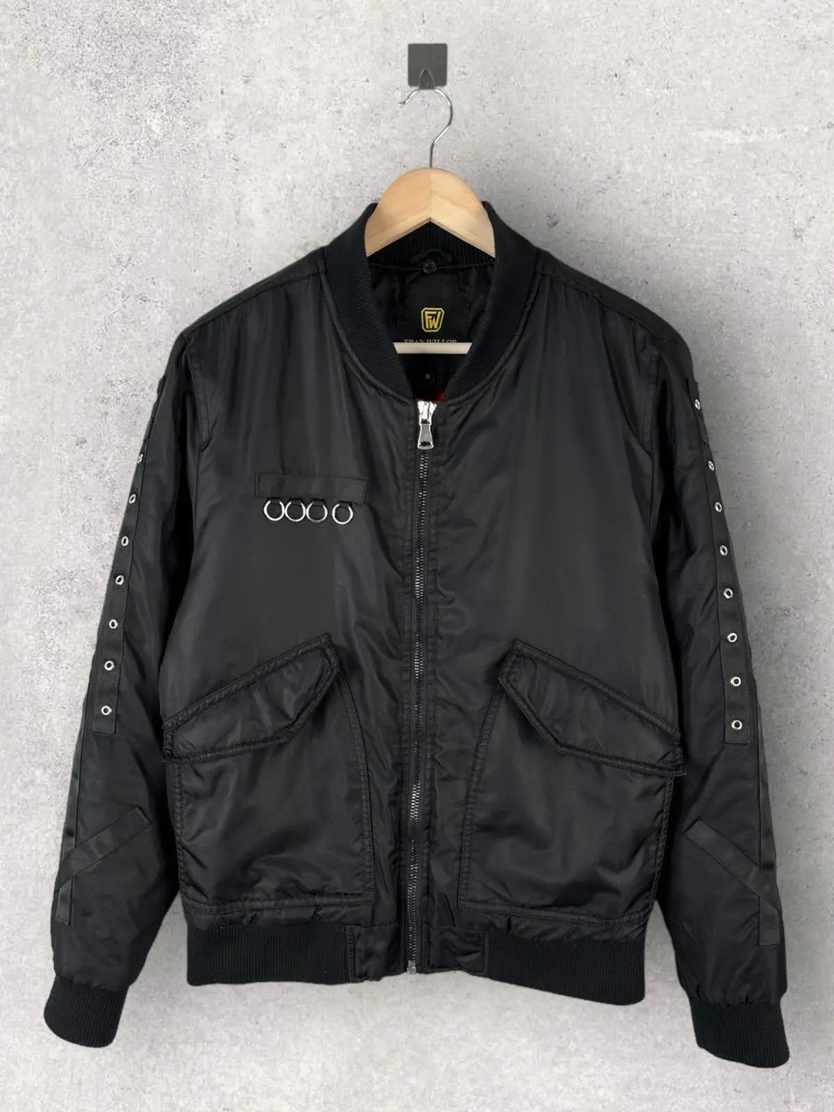 Vintage Vintage Y2k Fran Willor Japanese Bomber Jacket Size US S / EU 44-46 / 1 - 1 Thumbnail