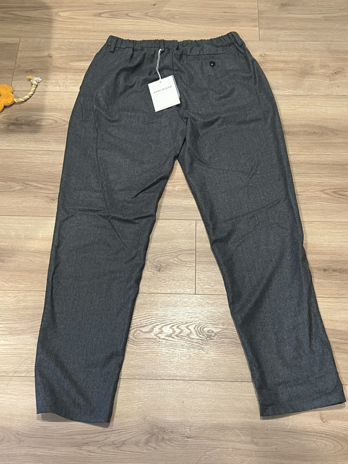 A Kind Of Guise BNWT Elasticated Wide Trousers (US30) - chia melange flannel Size US 30 / EU 46 - 2 Thumbnail