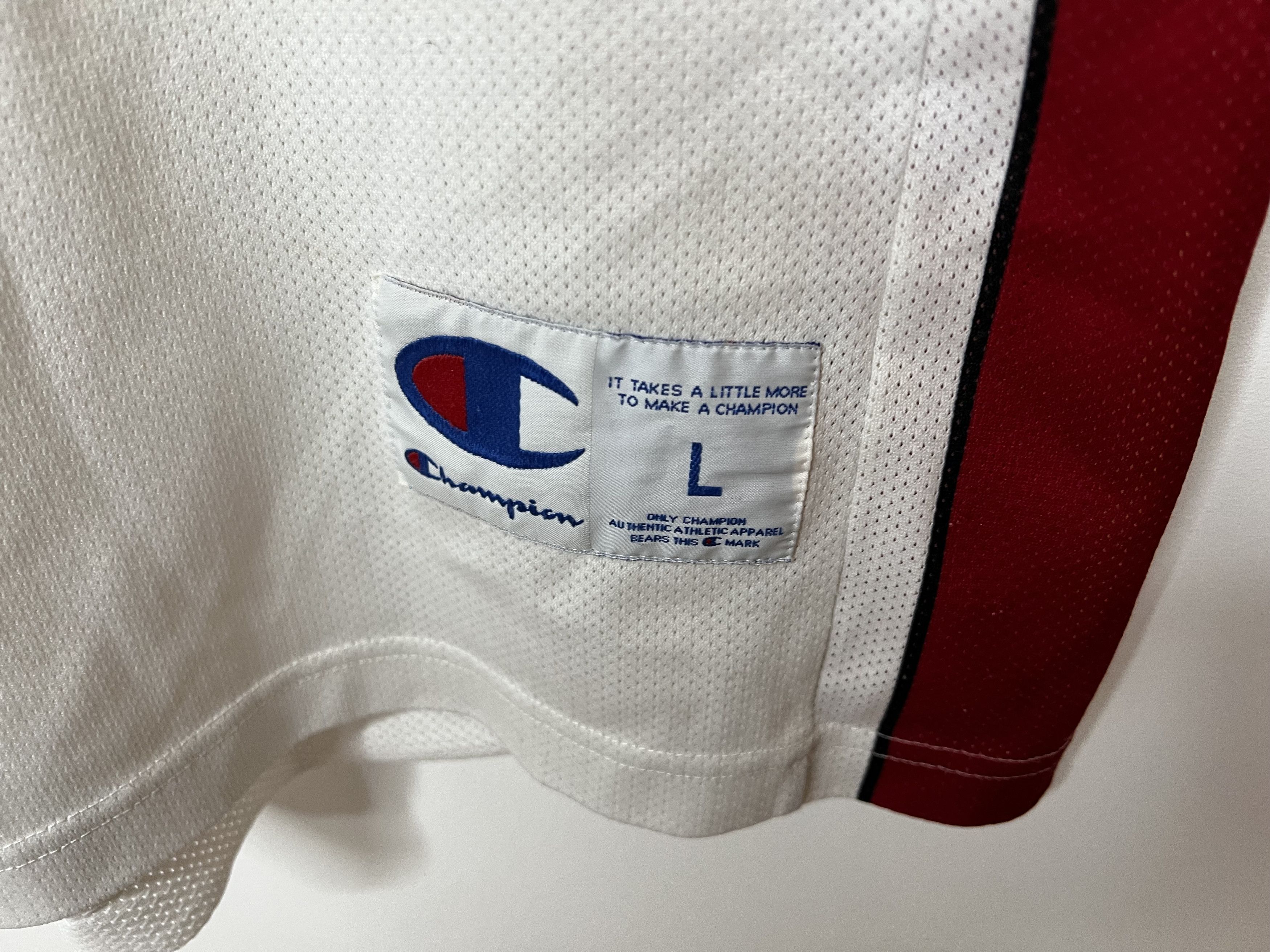 Champion MIAMI HEAT 2003 2010 HOME NBA BASKETBALL SHIRT JERSEY Size US L / EU 52-54 / 3 - 5 Thumbnail