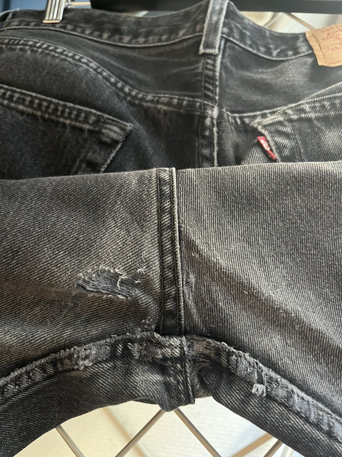 Levi's × Vetements Vetements X Levi’s Back logo embroidery black Size US 34 / EU 50 - 12 Thumbnail