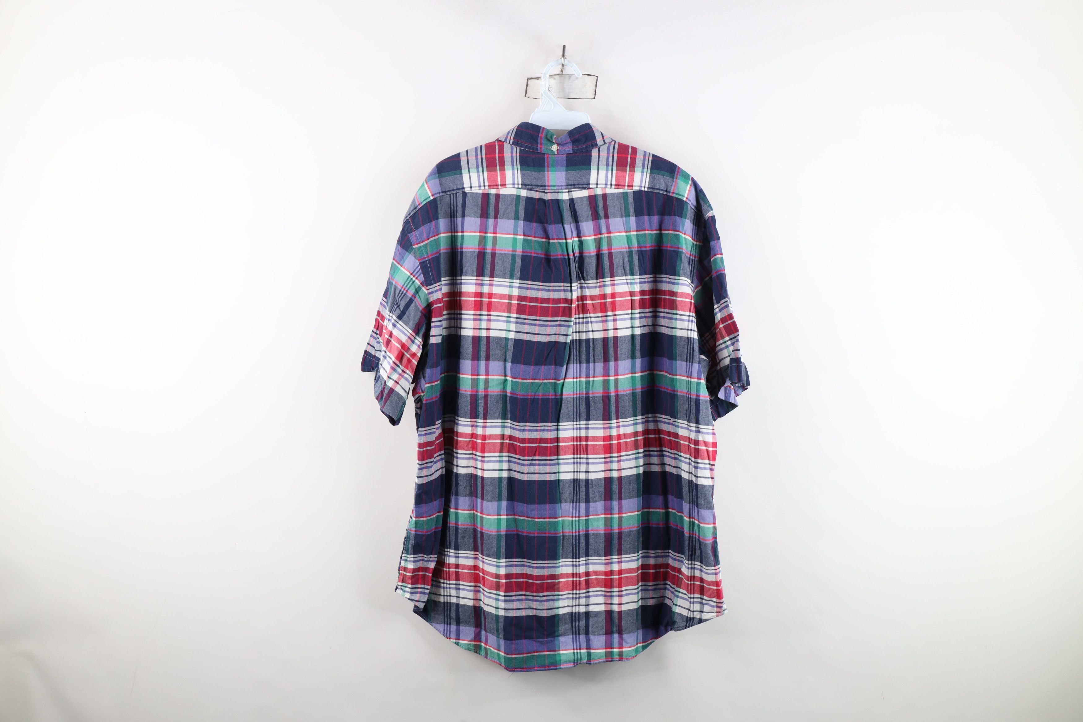 Ralph Lauren Vintage 90s Ralph Lauren Madras Plaid Button Down Shirt Size US XL / EU 56 / 4 - 10 Thumbnail