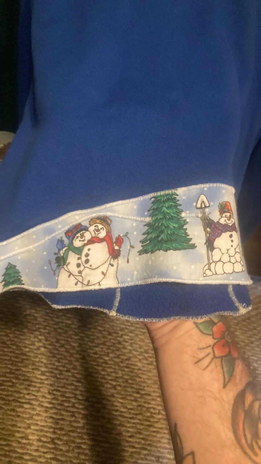 Other Vintage Christmas Snowman Grandma Crewneck Ugly Sweater Size L / US 10 / IT 46 - 4 Thumbnail