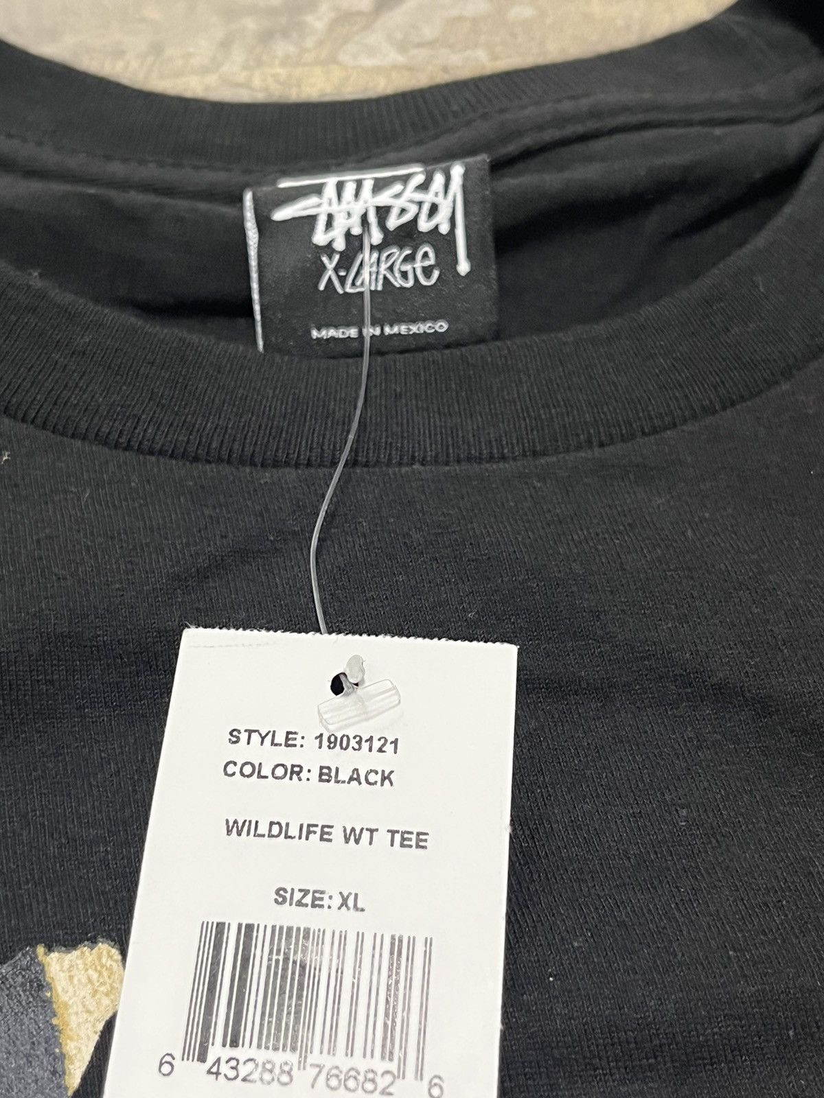 Streetwear × Stussy × Vintage Stussy wild life tour tee size