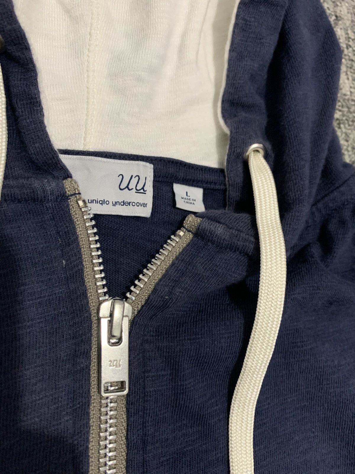 Undercover × Uniqlo Undercover x Uniqlo ThreeQuarter Sleeve Zip Up Jacket Hoodie Size US L / EU 52-54 / 3 - 7 Thumbnail