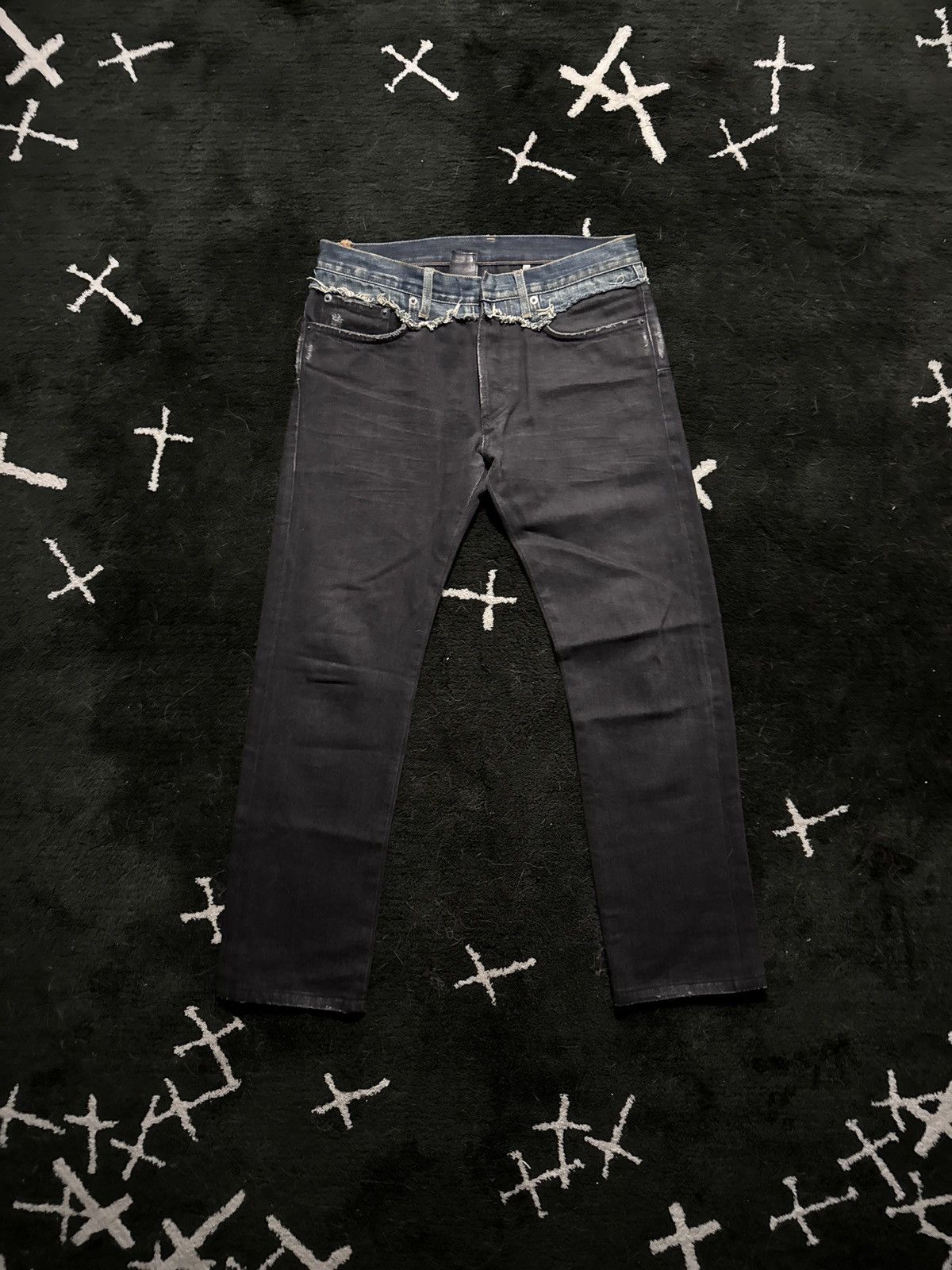 Dior × Hedi Slimane Dior Homme AW06 Cummerbund Jeans | Grailed