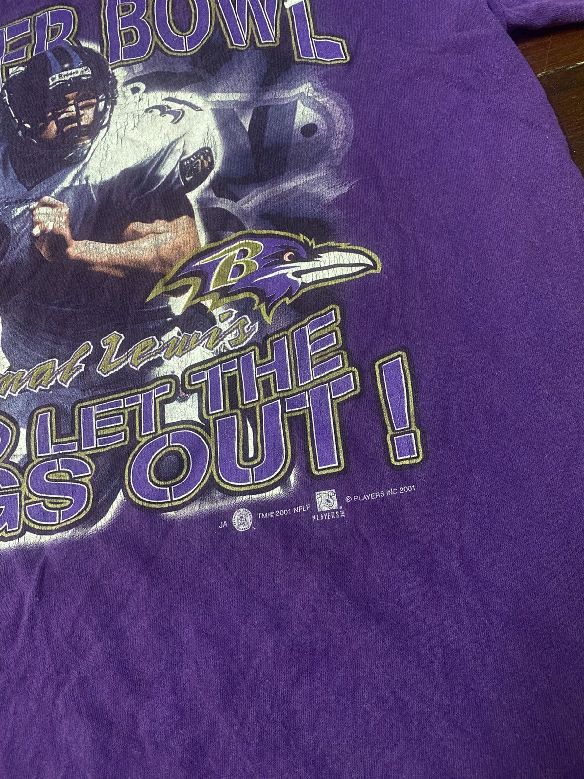NFL Vintage Super Bowl jamal lewis nflp Patriots Tee Size US L / EU 52-54 / 3 - 5 Thumbnail