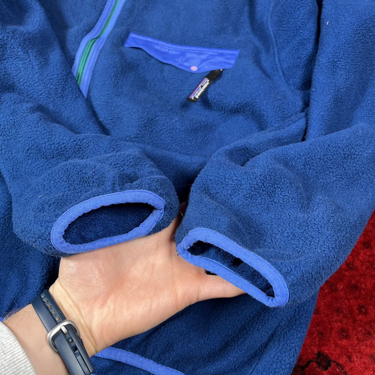 Patagonia Vintage Patagonia Synchilla Half-Zip Fleece Gorpcore Blue Size US L / EU 52-54 / 3 - 5 Thumbnail