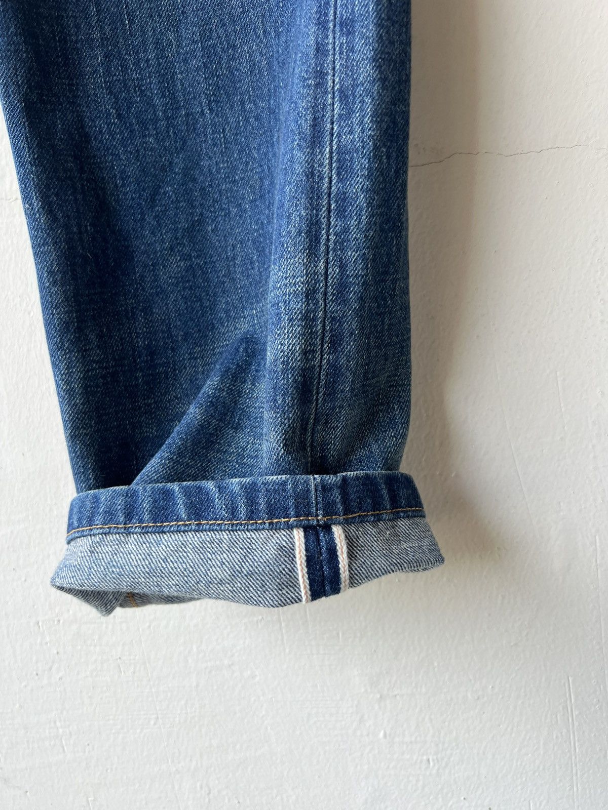 A.P.C. Vintage A.P.C. Aging Mud Faded Denim Selvedge Jeans Size US 29 - 17 Thumbnail