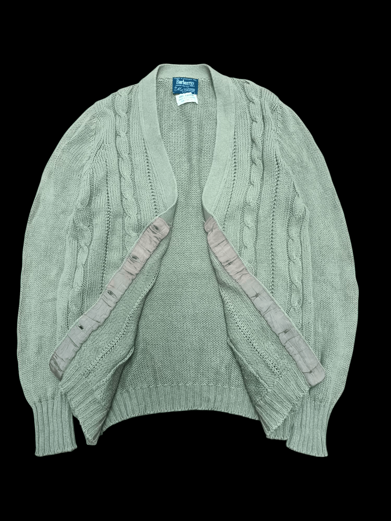 Burberry BURBERRY x CARDIGAN KNITWEAR x MC GEORGE x VINTAGE Size US M / EU 48-50 / 2 - 1 Thumbnail