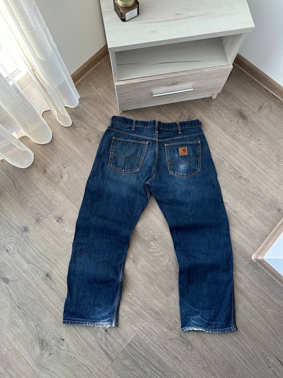 Carhartt × Carhartt Wip × Vintage Vintage Carhartt Western Denim Baggy Pants Size US 30 / EU 46 - 2 Thumbnail