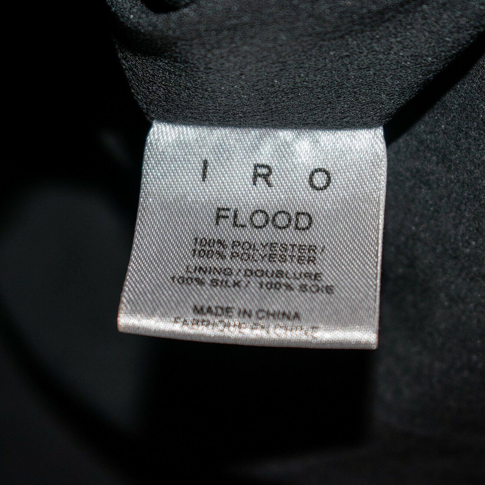 Iro IRO FLOOD Dress Sheath in Black Nior Sheer Panel Accents Size S / US 4 / IT 40 - 7 Thumbnail