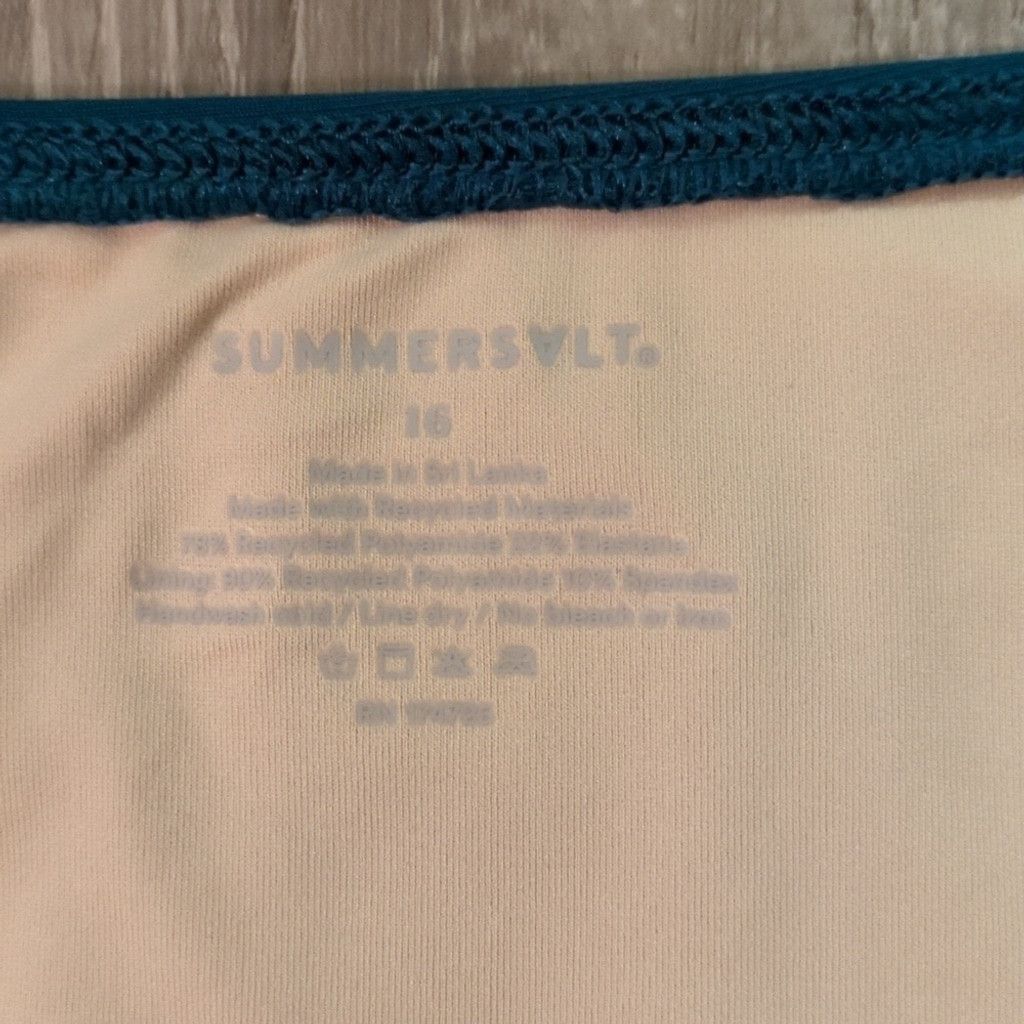 Other Summersalt Seaglass & Seaweed The Diag. Swim Bottoms Size 16 Size ONE SIZE - 5 Thumbnail