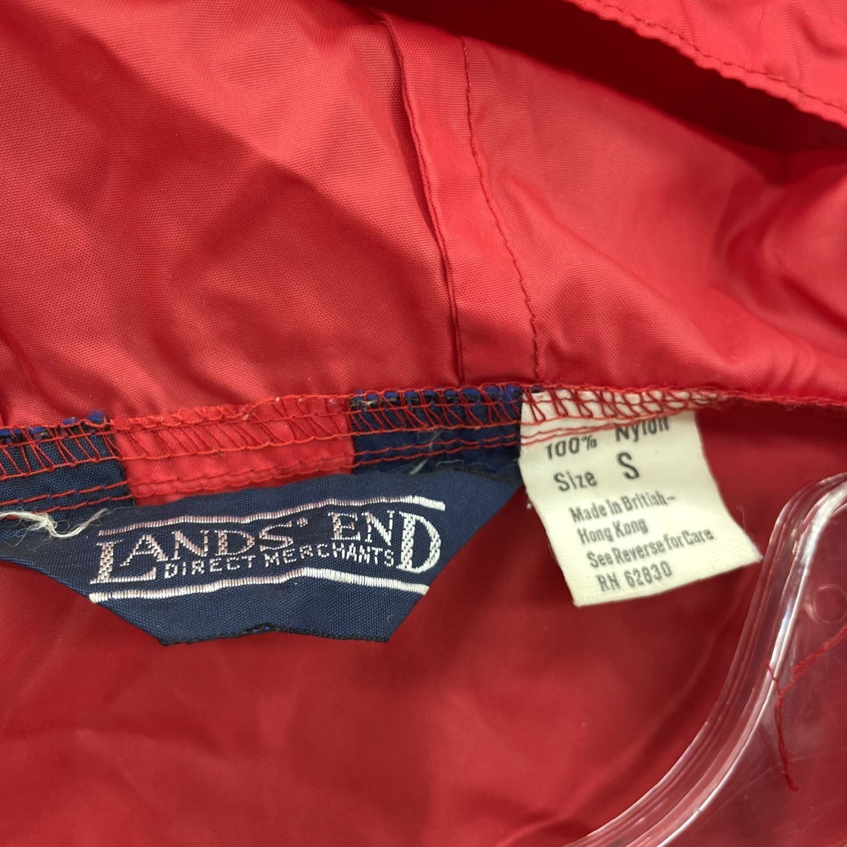 Lands' End VINTAGE Lands' End Jacket Men's Small Hoodie Windbreaker Sailing Rain Parka USA Shirt Hoodie? Size US S / EU 44-46 / 1 - 4 Thumbnail