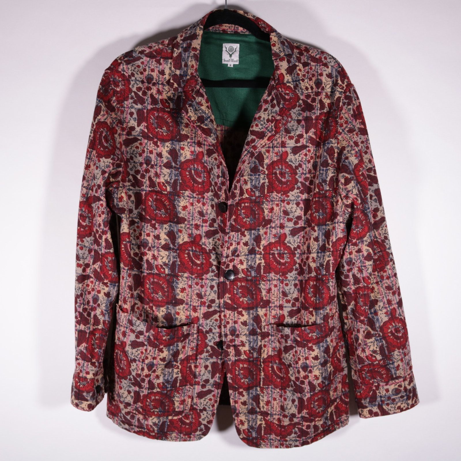 South2 West8 South2 West8 Dye Print Blazer Jacket Size Small Size 36R - 1 Thumbnail