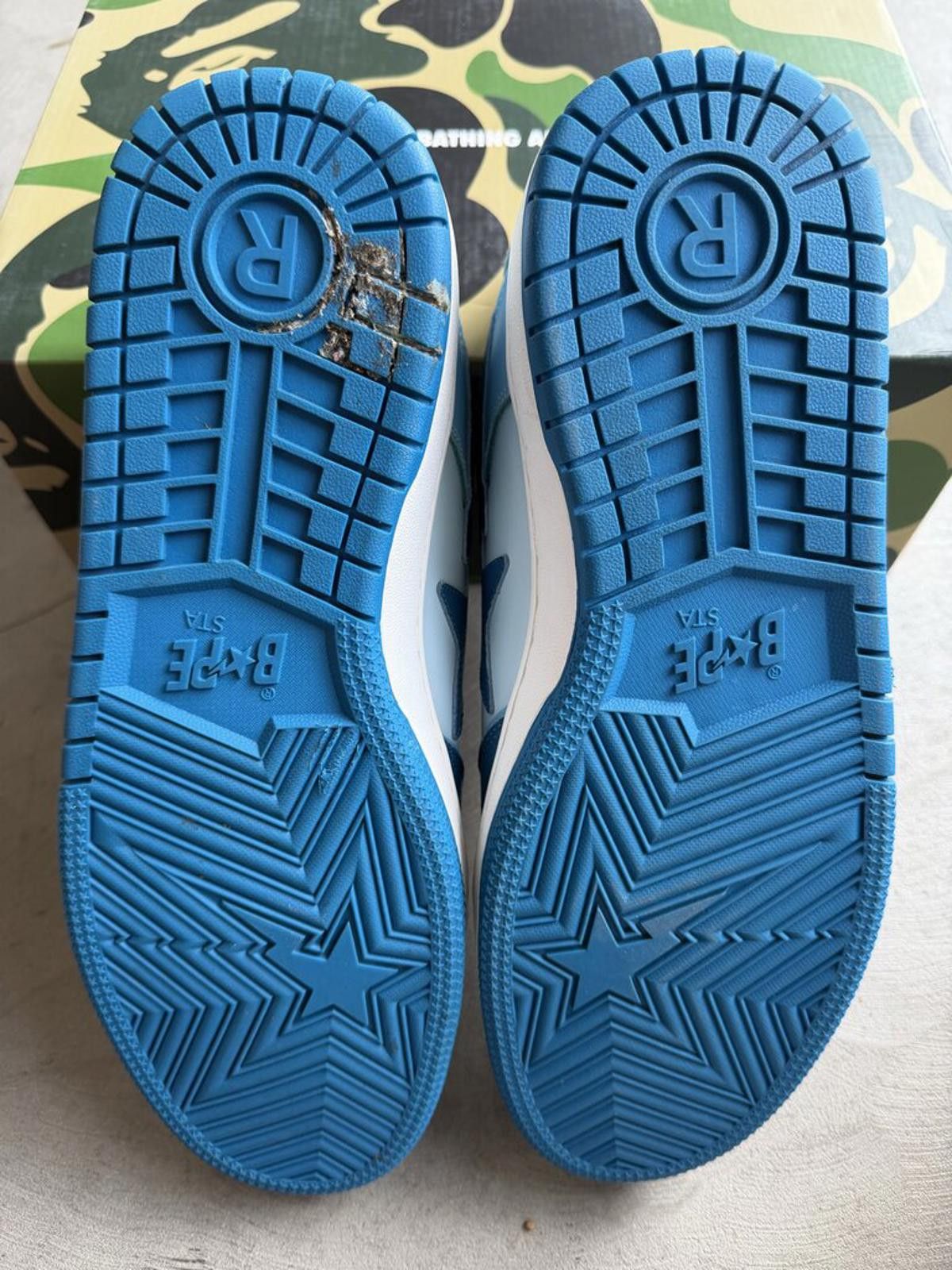 Bape Bape Sk8sta Low Blue Sz. 12 Size US 12 / EU 45 - 5 Thumbnail