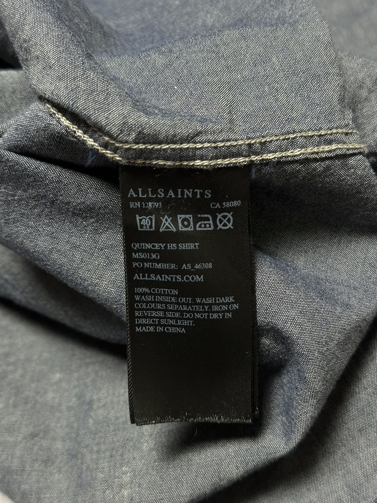 Allsaints Allsaints 'Quincey' Hawaiian Print Shirt Size US L / EU 52-54 / 3 - 9 Thumbnail