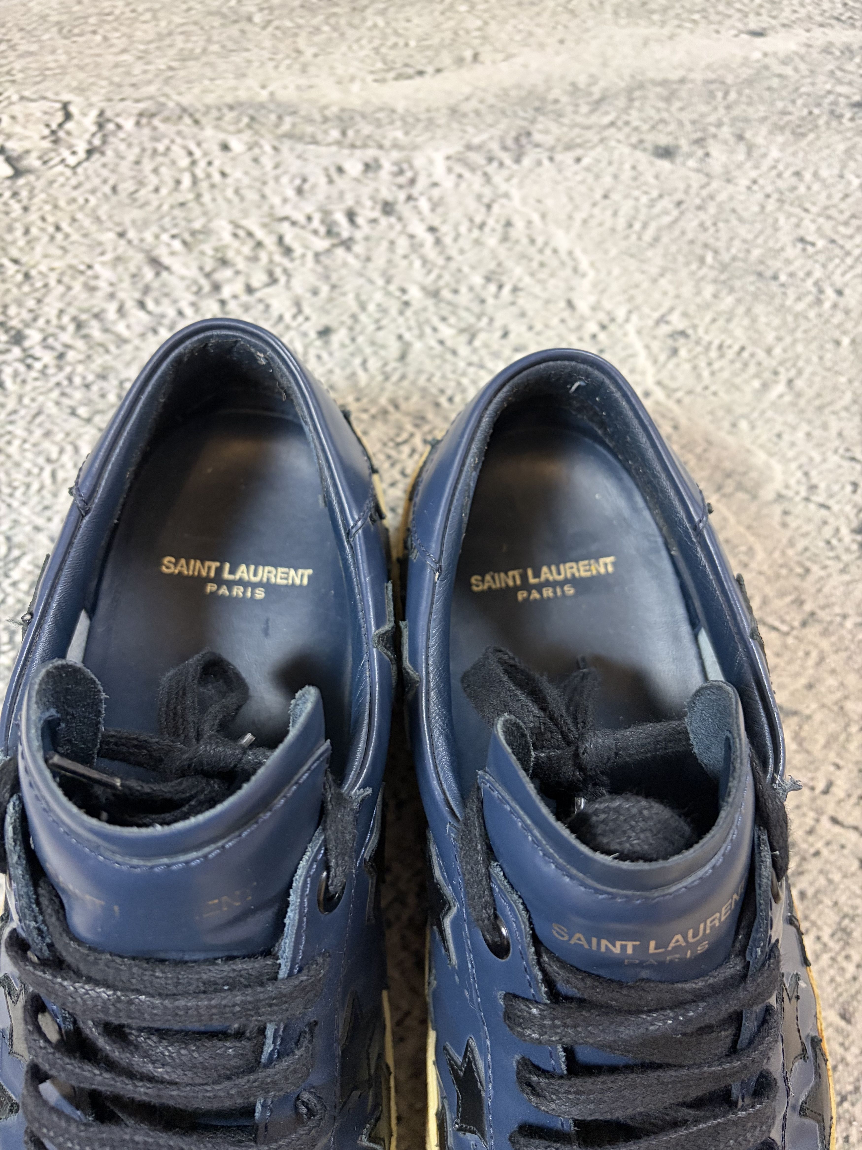 Saint Laurent Paris Saint Laurent Hedi Slimane sl06 Star sneakers low navy SLP Size US 7.5 / EU 40-41 - 5 Thumbnail