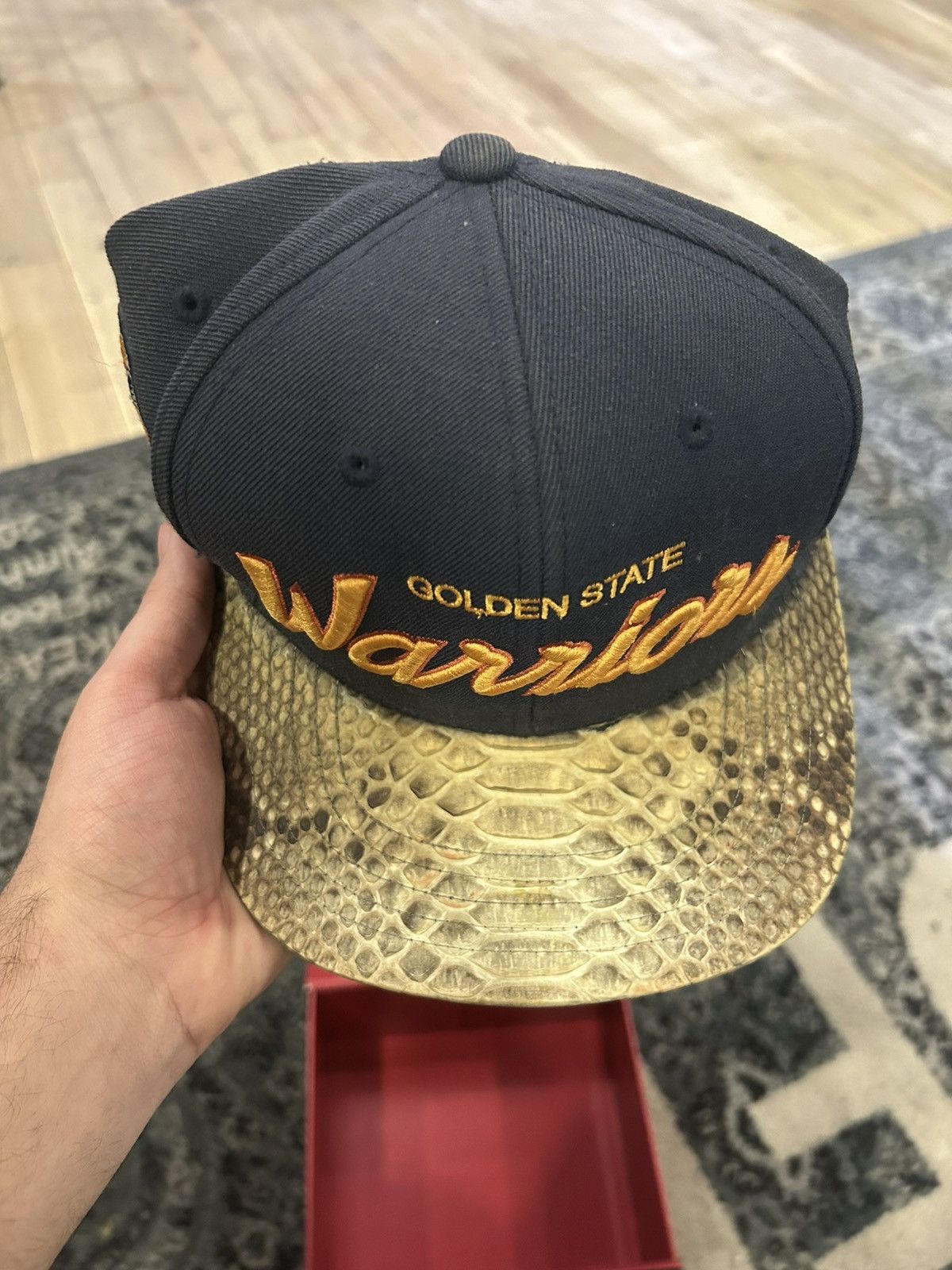 Just Don × Mitchell & Ness × Rsvp Gallery Just Don x Mitchell & Ness NBA Golden State Warriors Hat Size ONE SIZE - 2 Thumbnail