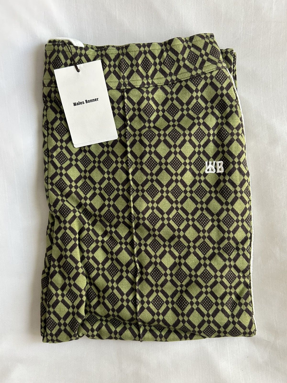 Wales Bonner Wales Bonner Cotton Blend Jacquard Track Pants Large Size US 33 - 1 Thumbnail
