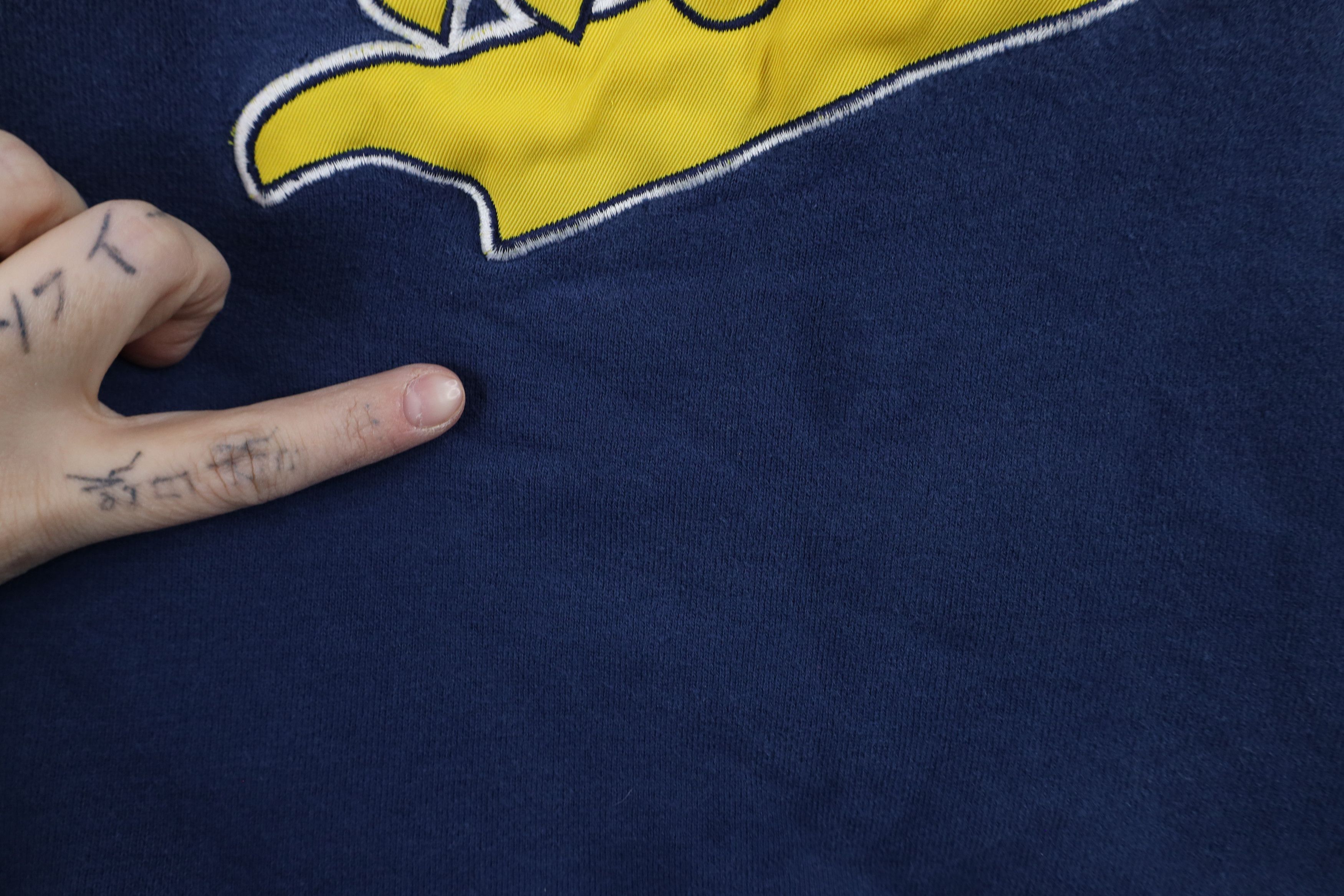 Vintage Vintage 90s Spell Script University of Michigan Sweatshirt Size M / US 6-8 / IT 42-44 - 5 Thumbnail