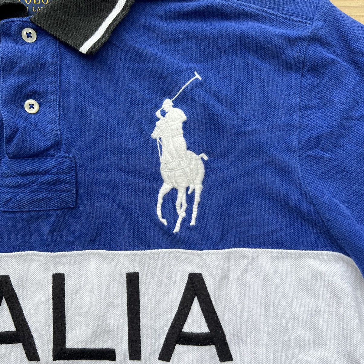 Polo Ralph Lauren Polo Ralph Lauren Rare Big Pony Chief Keef Polo Italia Blue Size US L / EU 52-54 / 3 - 4 Thumbnail