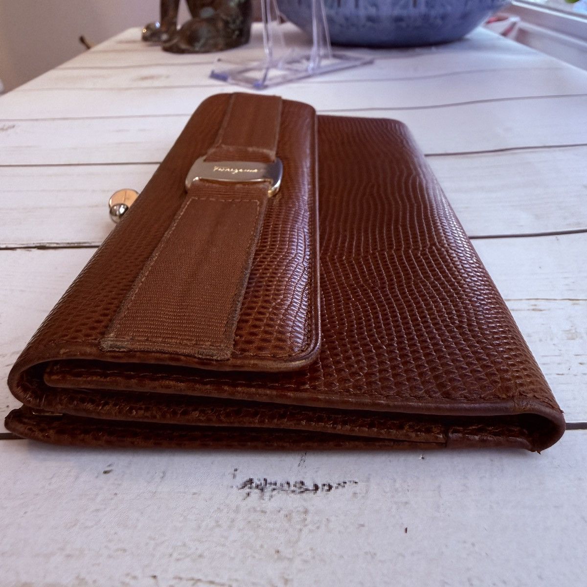 Salvatore Ferragamo Vintage Vara Bow Continental Leather Wallet Size ONE SIZE - 6 Thumbnail