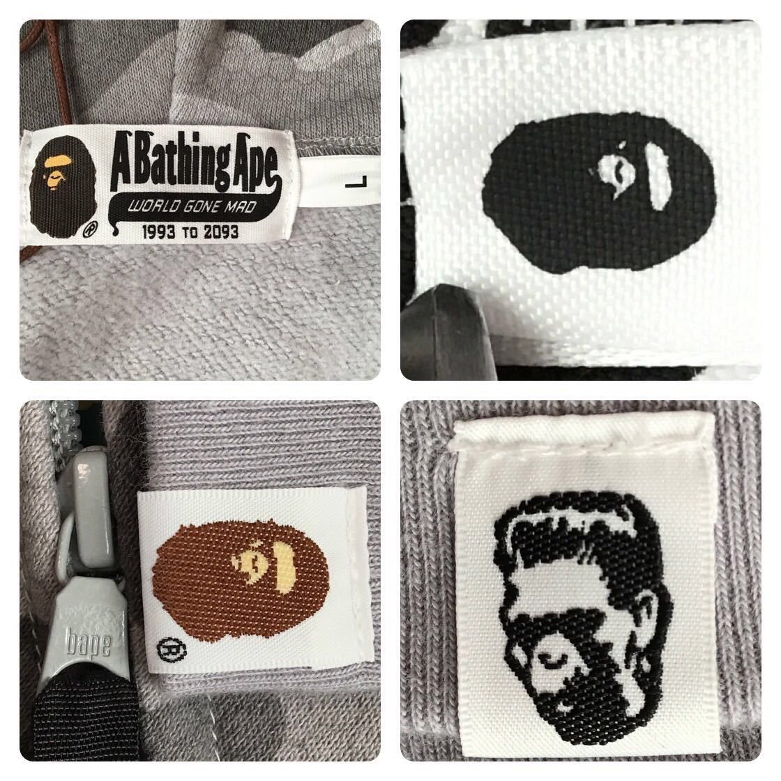Bape BAPE HONEYCOMB CAMO SHARK FULL ZIP HOODIE a bathing ape Size US L / EU 52-54 / 3 - 8 Thumbnail
