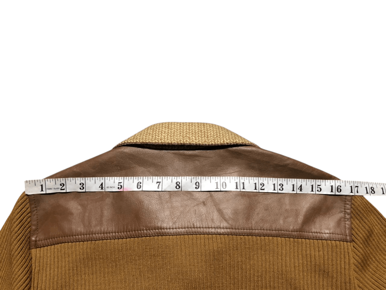 Oscar De La Renta Vintage Oscar De La Renta Wool knit Leather Part jacket Size US M / EU 48-50 / 2 - 16 Thumbnail