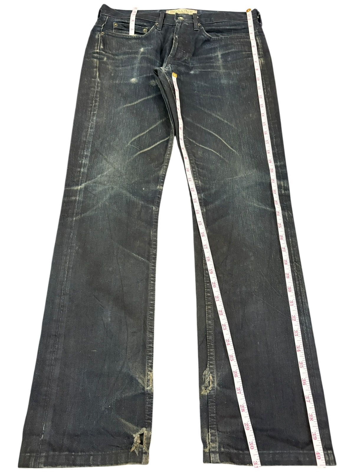 Japanese Brand Vintage Japanese Brand Mud Wash Distressed Bootcut Jeans Size US 32 / EU 48 - 10 Thumbnail