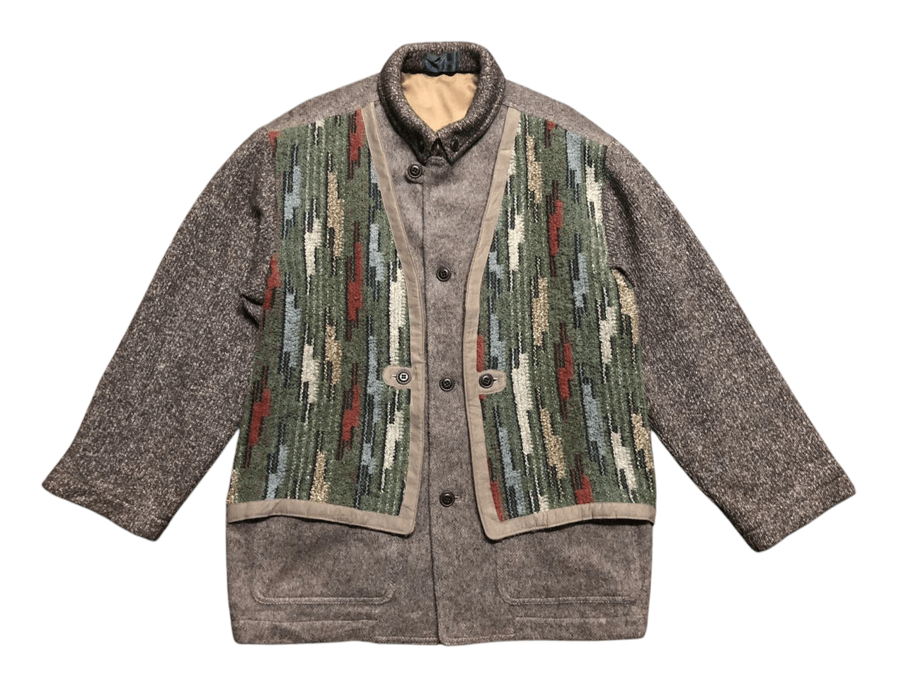 Rare💥Vintage GiovanOumo Tweed Vest Button Jacket