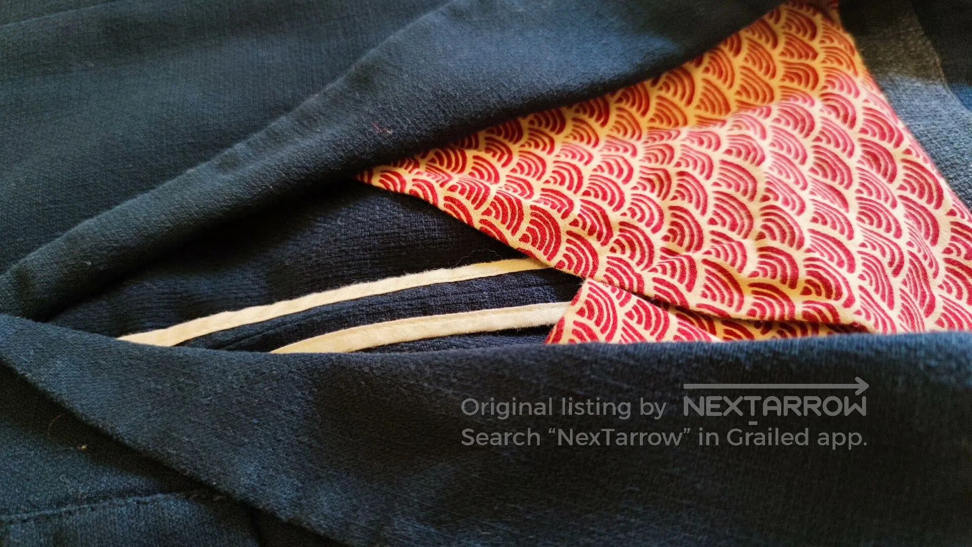 Other Handmade Blue Dye Suit with Wave Lining. Size US S / EU 44-46 / 1 - 1 Thumbnail