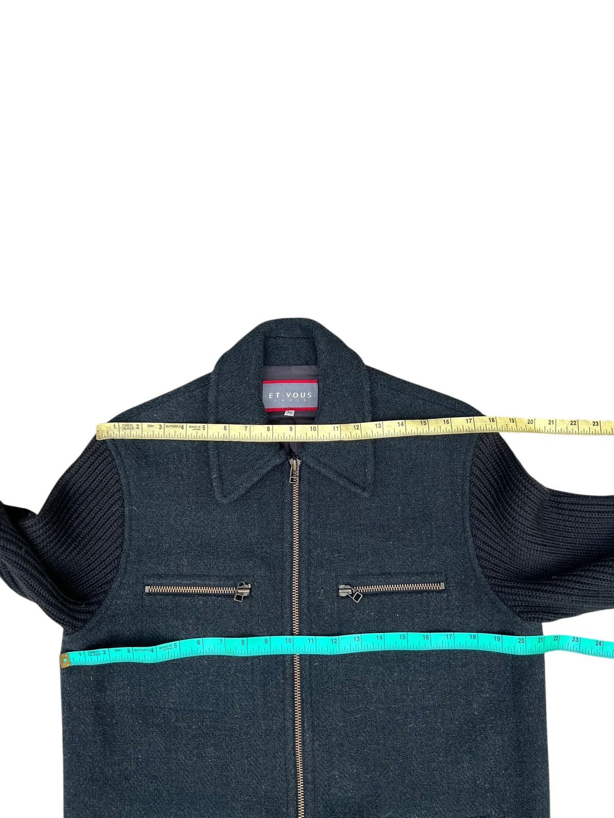 Hysteric Glamour Vintage 90s Et Vous Paris Hybrid Wool Jacket Size US S / EU 44-46 / 1 - 4 Thumbnail