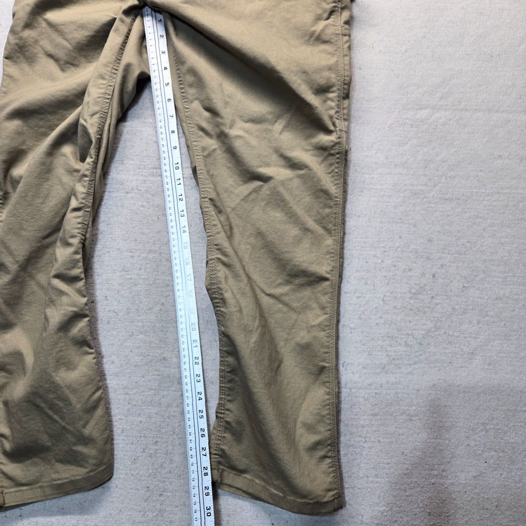 J Brand VINTAGE RK Brand Carpenter Pants Workwear 36x30 Tan Canvas Straight Leg Mens Size US 36 / EU 52 - 7 Thumbnail