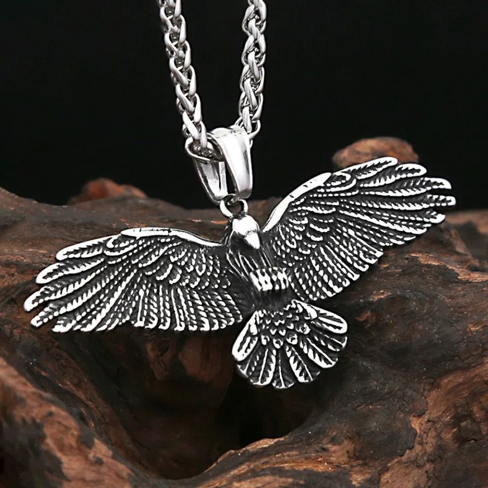Vintage Eagle Pendant Necklace Size ONE SIZE - 2 Thumbnail