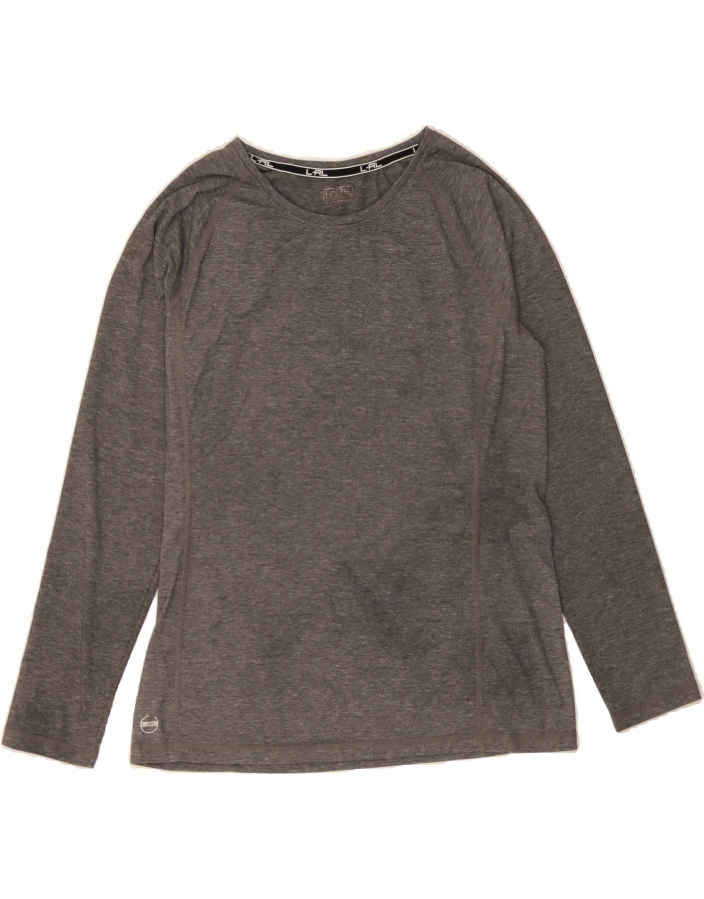 Ralph Lauren Womens Top Long Sleeve UK 14 Large Grey Size L / US 10 / IT 46 - 1 Thumbnail