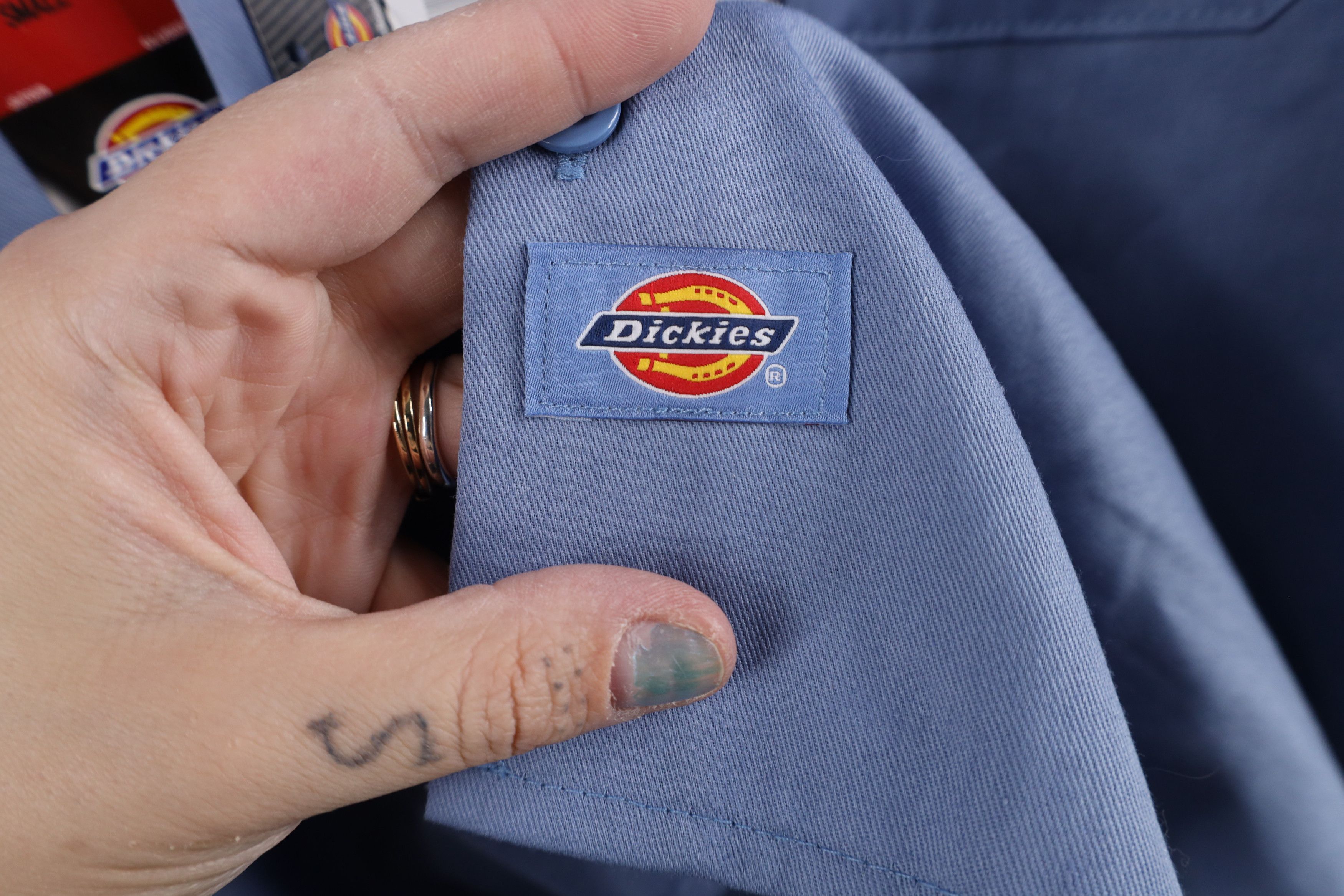 Dickies × Vintage Deadstock Vintage Dickies Out Original Fit Work Button Shirt Size US S / EU 44-46 / 1 - 8 Thumbnail