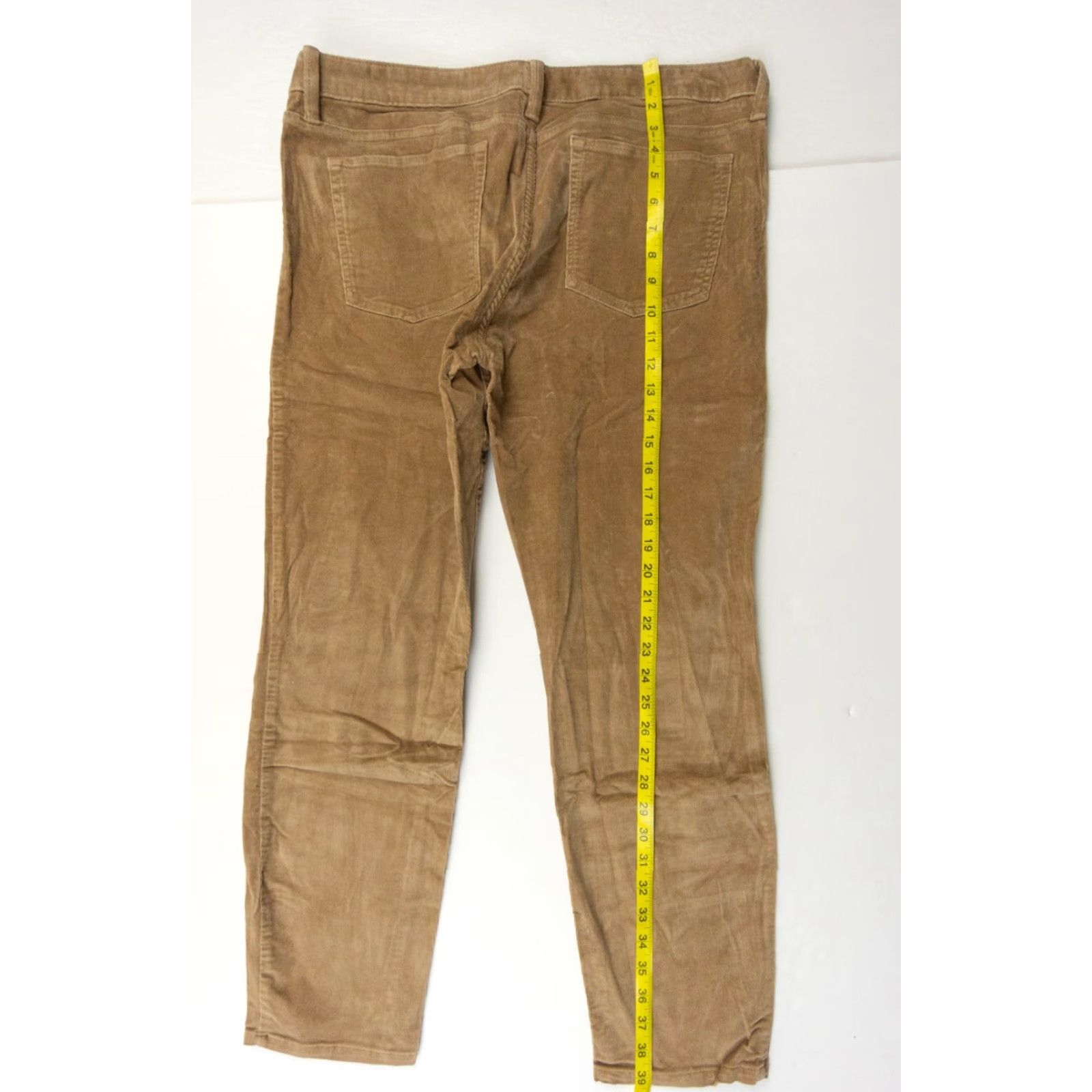 Banana Republic VINTAGE Banana Republic Men's Pants 32x29 Corduroy Ankle Skinny Stretch Casual Brown Size US 32 / EU 48 - 6 Thumbnail