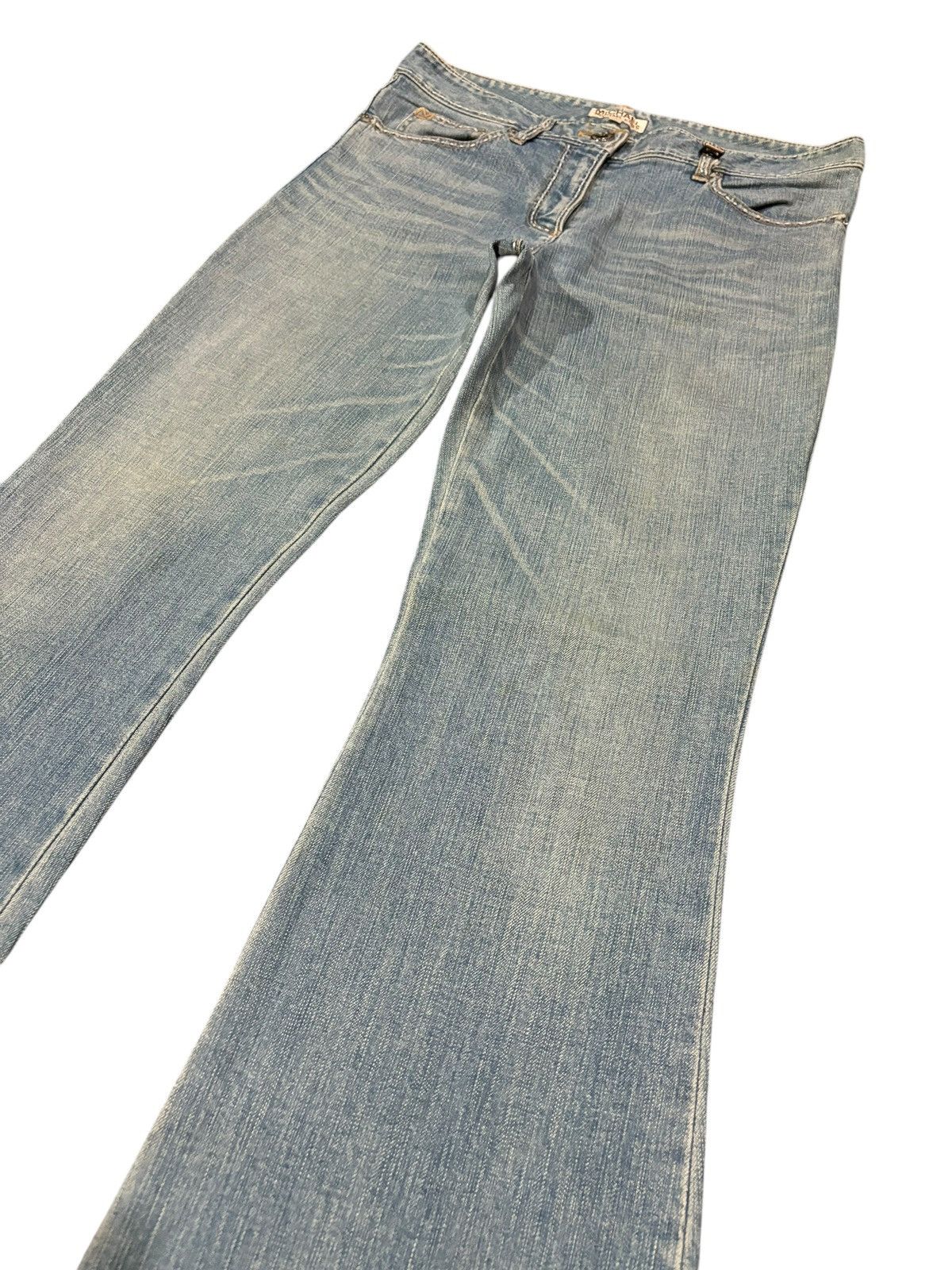 Michael Kors 90s Vtg Michael Kors Flared Bootcut Faded Light Washed Jeans Size US 30 / EU 46 - 4 Thumbnail