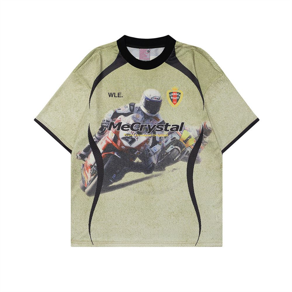 Japanese Brand × Vintage Men's breathable casual motorcycle character print T-shirt Size US M / EU 48-50 / 2 - 1 Thumbnail